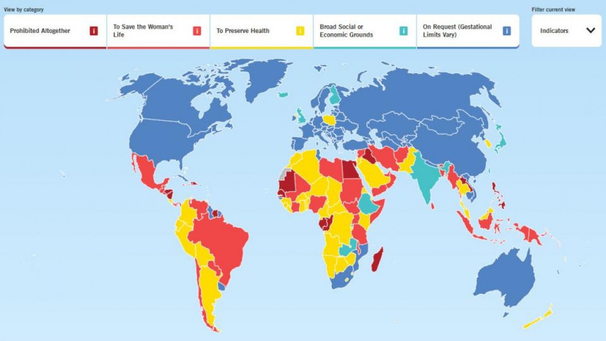 El Mapa Global Del Aborto - El Extremo Sur